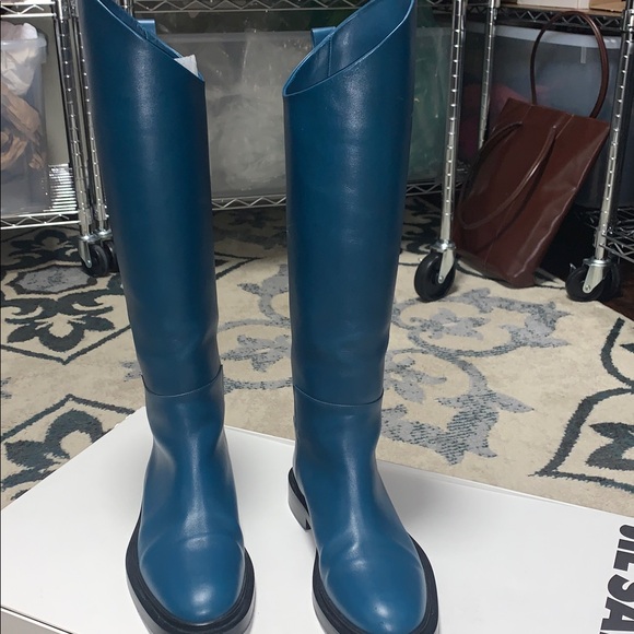 Jil Sander Shoes - Jil Sander boots 38 sea blue